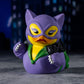 TUBBZ Catwoman Collectible Duck Vinyl Figure - 3.54 Inch, Purple/Yellow/Green, PVC - Official Batman Merchandise, Model NS3264