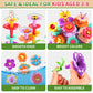 Garbo Star Flower Garden Building Toys For Girls, Educational Activity Preschool Birthday Gifts For 3 4 5 Year Old Girls, Toddle