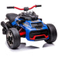 Luibas 24V Kids Atv 3 Wheeler Kids Ride On Motorcycle With Led Lights, Ride-On Electric Car For Kids With Rubber Plastic Polymer