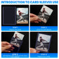 ZENOWICK 1000 Card Sleeves - 500 Hard Plastic Toploaders & 500 Clear Penny Sleeves for Baseball & Football Trading Cards, 3 x 4
