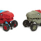 Rugged Racers Dinosaur Monster Truck Toy Cars - Pull Back Car Toys Dino 4 Wheel Car Game Mini Pullback Vehicles for Toddlers
