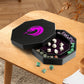 DNDND Dice Rolling Tray with Lid, Octangle Tray and Storage for Dice Game Dungeons and Dragons DND D&D or Tabletop RGP Gaming (P