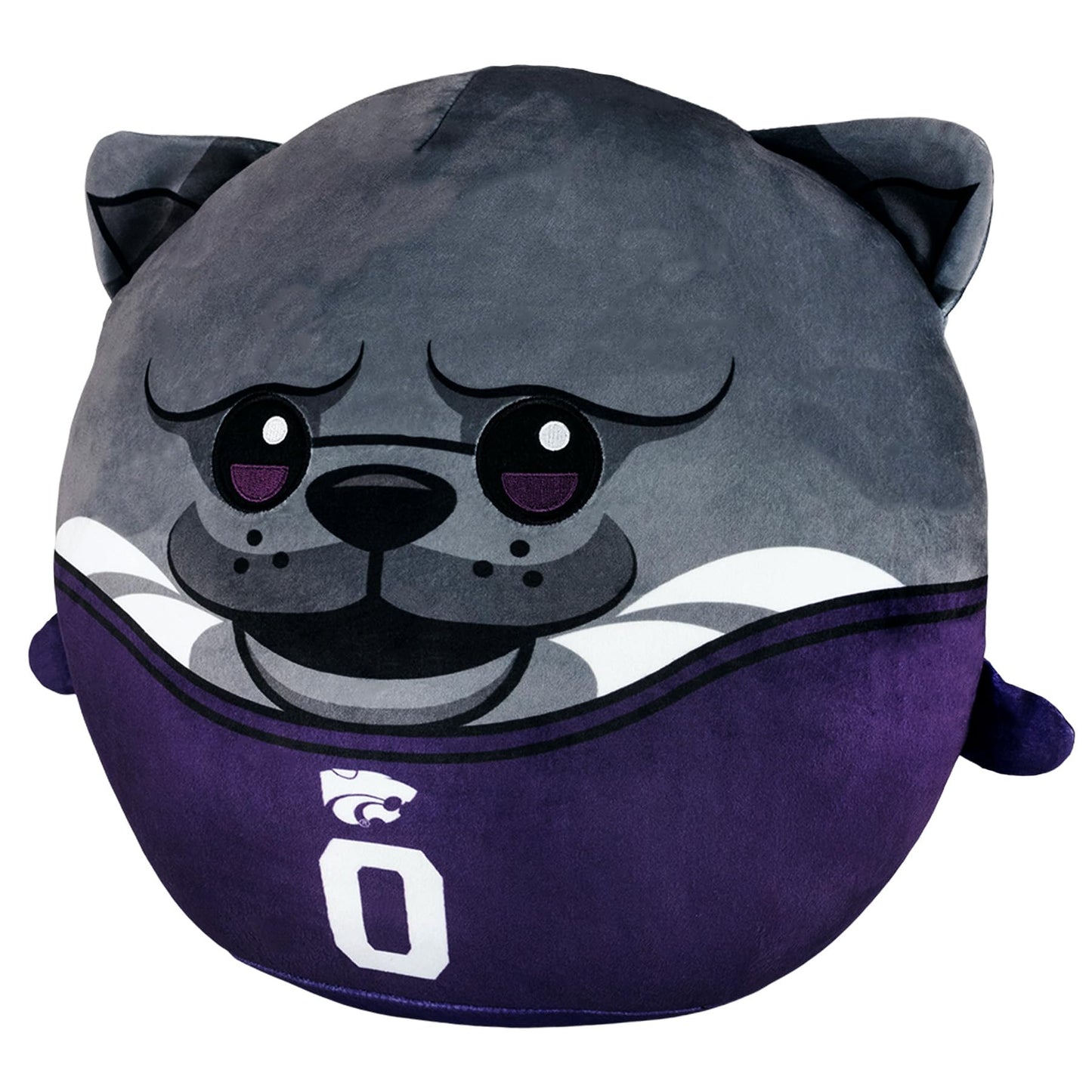 Sleep Squad Kansas State Wildcats Willie The Wildcat 12'' Mascot Kiri Cloud Plushie - Official Collegiate Plush