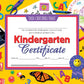 Hayes School Publishing Kindergarten Certificate, 8-1/2 X 11 In, Paper, Pack Of 30, (78301)