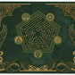 Paramint Emerald Phoenix (Stitched) - Mtg Playmat - Compatible With Magic The Gathering Playmat - Play Mtg, Yugioh, Tcg - Original Play Mat Art Designs & Accessories