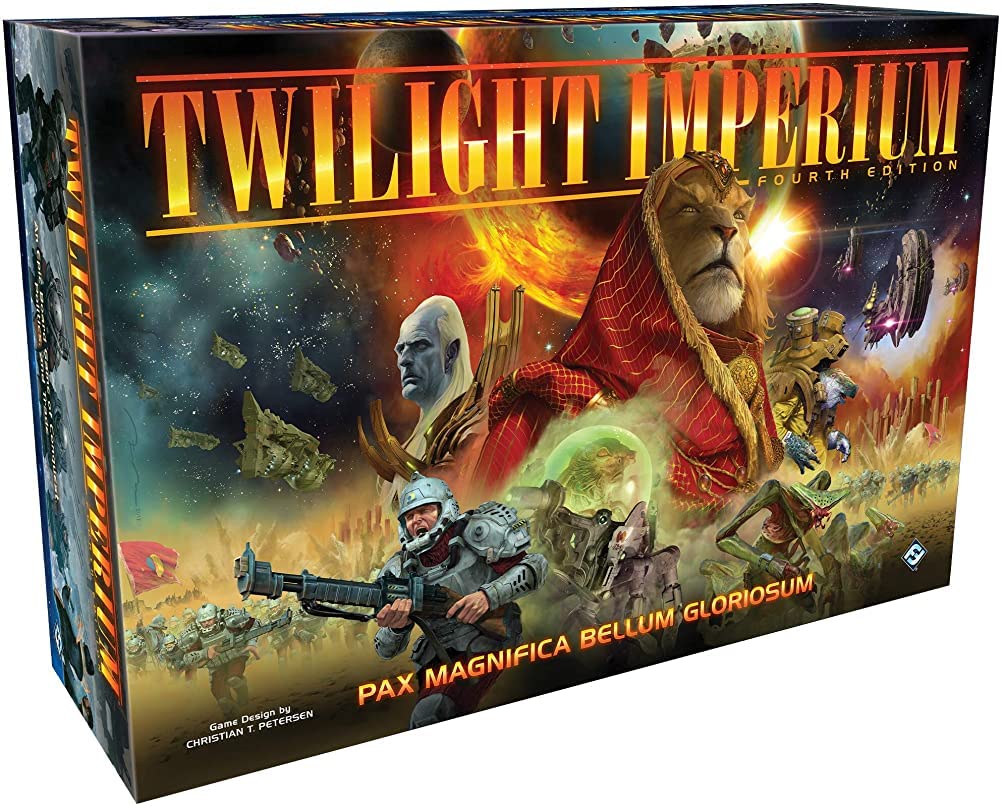 Fantasy Flight Games Twilight Imperium 4th Edition Board Game - Sci-Fi Strategy for 3-6 Players, Ages 14+, 4-8 Hour Playtime