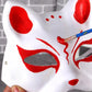 XIPEGPA 12 PCS White Paper Cat Masks - Large Blank Animal Cosplay Facemask for DIY Painting, Masquerade Costume Prop