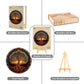 Wooden Puzzles for mature-themeds  Tree of Life Wooden Jigsaw Puzzles for mature-themeds  Wood Puzzles mature-themed  Unique Shape Wood Cut Puzzles  Birthday Gifts for Family Friend (M-11.4 * 11.4in-190 pcs)