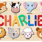 Name Puzzle For Kids Personalized, 1St Birthday Gift For Boys And Girls, Wooden Name Puzzles Learning Toys For Toddlers 1-3, Per