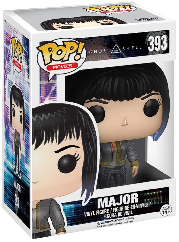 Funko - Ghost In The Shell-Major In Bomber Jacket Other License Figurine, Multicoloured, 13341