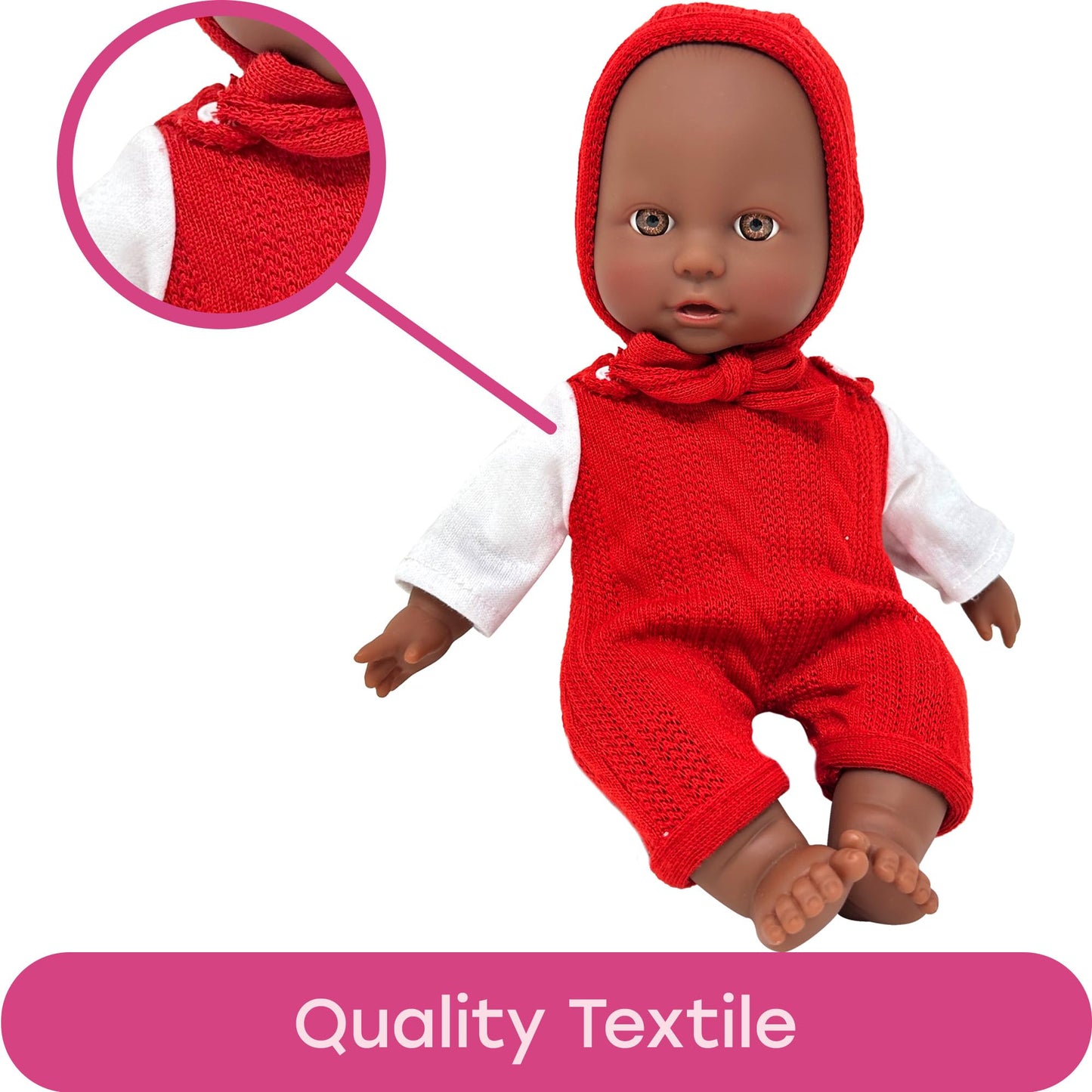 12 Inch Realistic Baby Doll With Soft Body And Vinyl Head, Arms, And Legs, Beautiful Soft Baby Doll Dressed In A Matching Onesie And Hat – Packaged In A Gift Box– Ideal Size For Toddlers, Boys, Girls