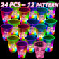 Mishunyus 24 Pcs Glow 21St Birthday Women Party Favors For Her, Pink Party Cups For Finally Legal, Girl Birthday Supplies For Ro