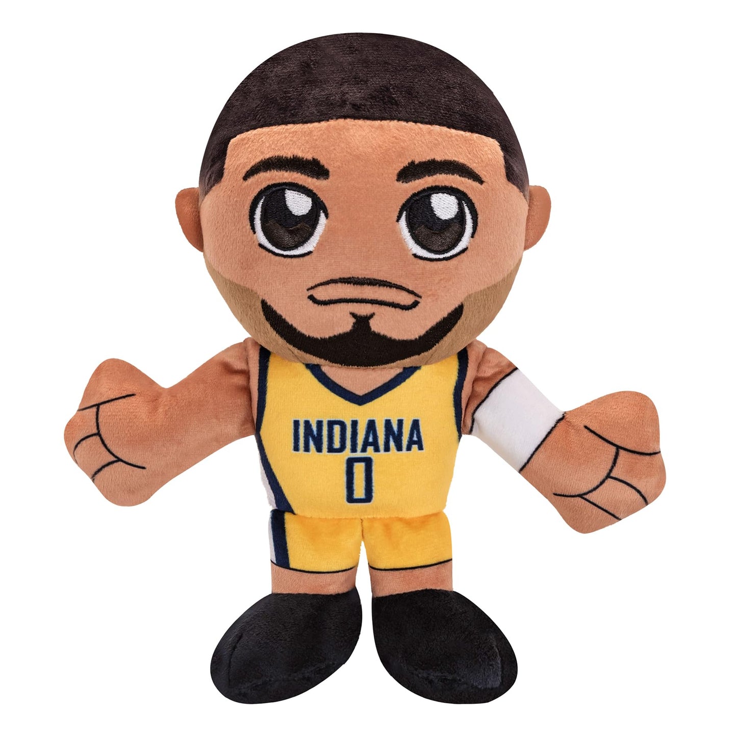 Bleacher Creatures Indiana Pacers Tyrese Haliburton 8' Nba Kuricha Sitting Plush - Soft Chibi Inspired Nba Superstar