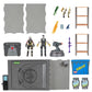 Fortnite FORTNITE The Vault Deluxe Diorama Playset with 2 Articulated Figures, 21 Accessories, 4-inch Size, Multicolor, Model FNT0847
