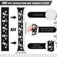 Hungdao 100 Pcs Thunder Sticks Spirit Boom Sticks Cheerleading Football Noise Makers Inflatable Noisemakers for Party Dance Bask