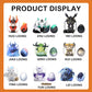 Mythical Beasts Administration Together with Loong Series 8PCs (Set of 8 No Repeat) Blind Box Figures, Random Design Cute Figure