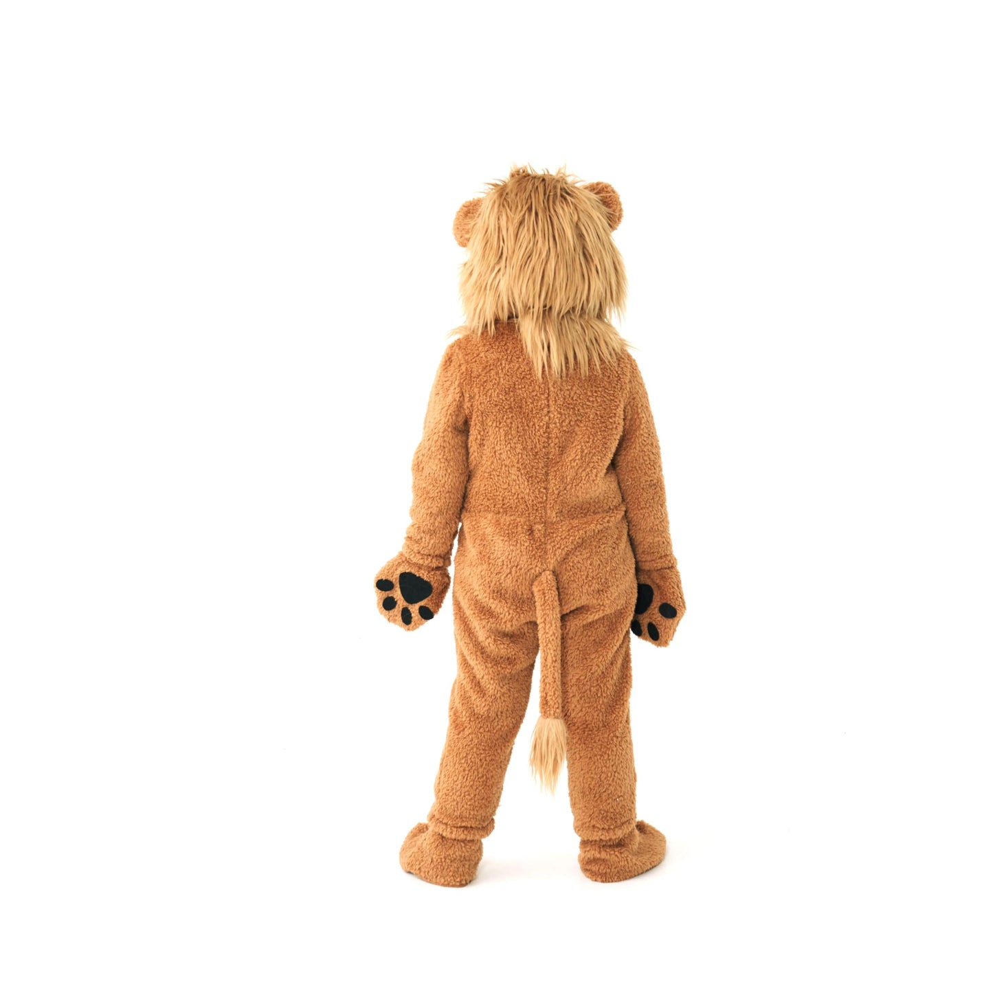 Kosgraiy Lion Costume, Unisex-Kids Animal Onesie Outfit For Halloween And Christmas, S, 4-6 Years
