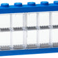 Lego Minifigure Display Case Plastic Blue/Clear