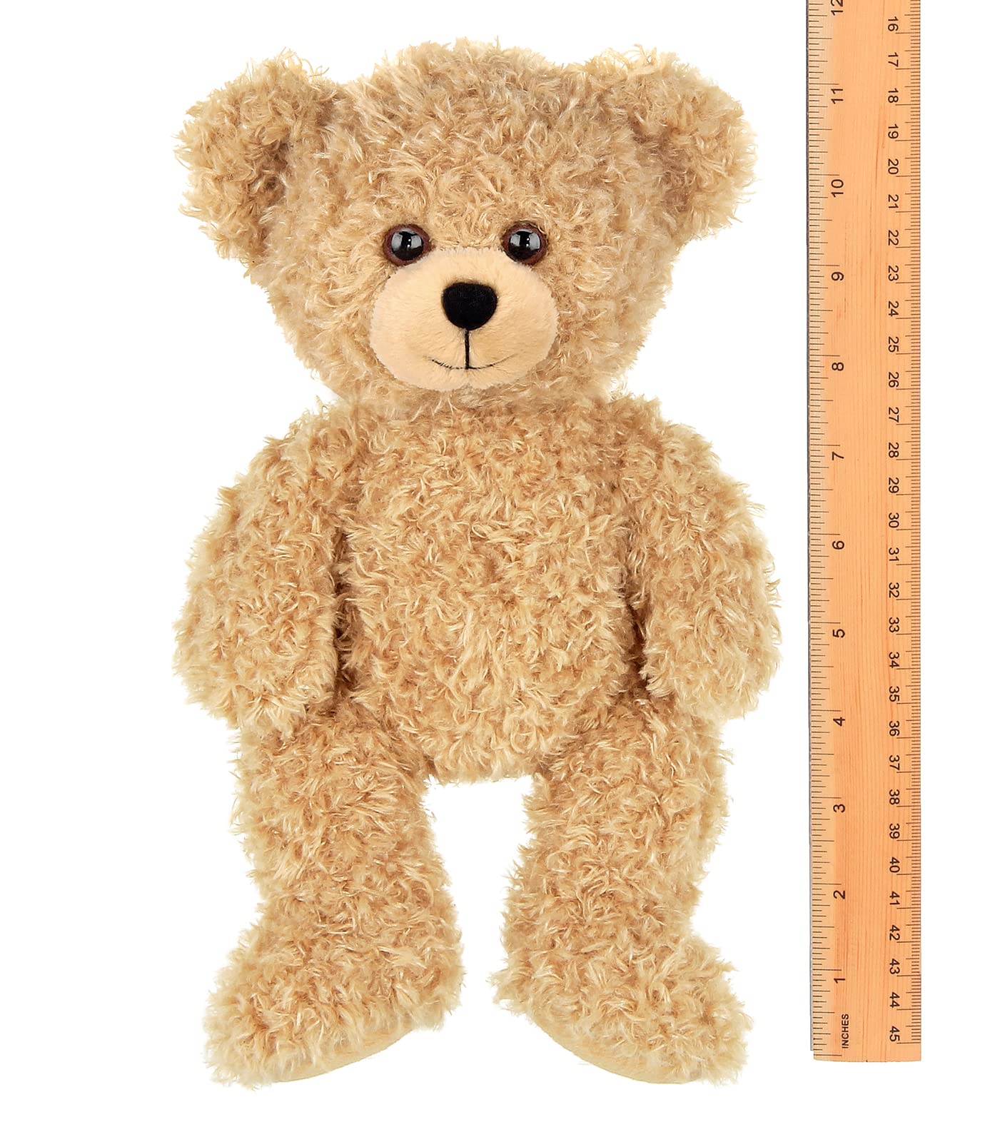 Bearington Lil' Bubsy Plush Teddy Bear - 11.5 Inch Brown Stuffed Animal, Soft Material