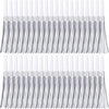 Lcpqmzgh 30 Pcs Gold Noise Makers, Metallic Fringed Noise Makers For New Year Party Favor Supplies, Silver White