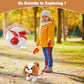 Ksabvaia Plush Saint Bernard Toy Puppy Electronic Interactive Dog - Walking, Barking, Tail Wagging, Stretching Companion Animal For Kids Toddlers