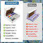 Himomo Collector Card Storage Box 3120 Count Trading Cards Box White Sports Card Boxes Card Sorting Tray Card Sleeve Cases Card