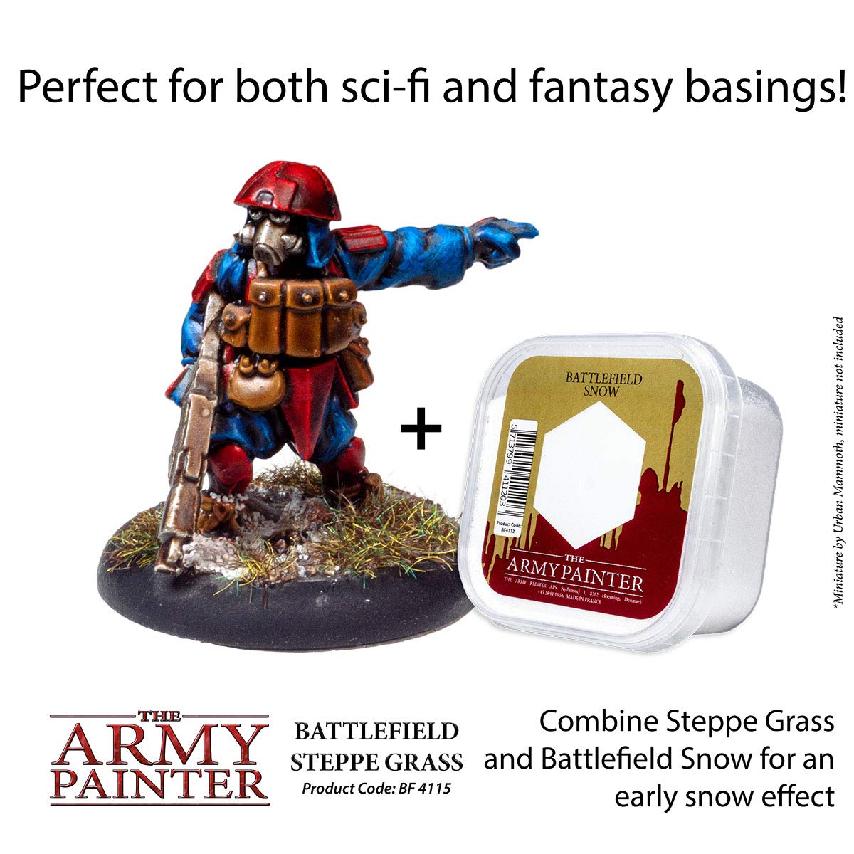 The Army Painter Battlefield: Steppe Grass Basing, 150 Ml-For Miniature Bases & Terrains -Scenics Static Grass, Model Terrain Gr
