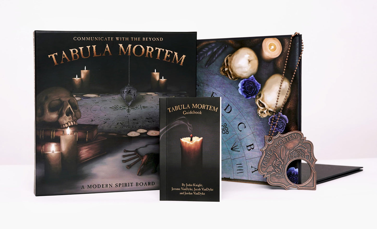 US Games Tabula Mortem Spirit Board - Modern Design, Durable Cardstock Material