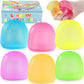 Fidget Toys Squishy 6Pack, Stress Cube Squishies Anxiety Stress Relief, Ice Squishy Stress Cube Sugar Balls, Sensory Toys for Ki