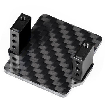 BRKRC Carbon Fiber Servo Mount/Radio Deck for Standalone ESC/Receiver for Arrma 1/18 Granite GROM MEGA 380 Brushed 4X4 Monster T