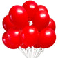 Colorful Elves Red Balloons 12 Inch 100Pcs Red Helium Latex Party Balloon Decorations