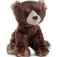 The Petting Zoo Brown Bear Stuffed Animal Plushie, Gifts For Kids, Wild Onez Babiez Zoo Animals, Brown Bear Plush Toy 6 Inches