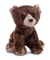 The Petting Zoo Brown Bear Stuffed Animal Plushie, Gifts For Kids, Wild Onez Babiez Zoo Animals, Brown Bear Plush Toy 6 Inches