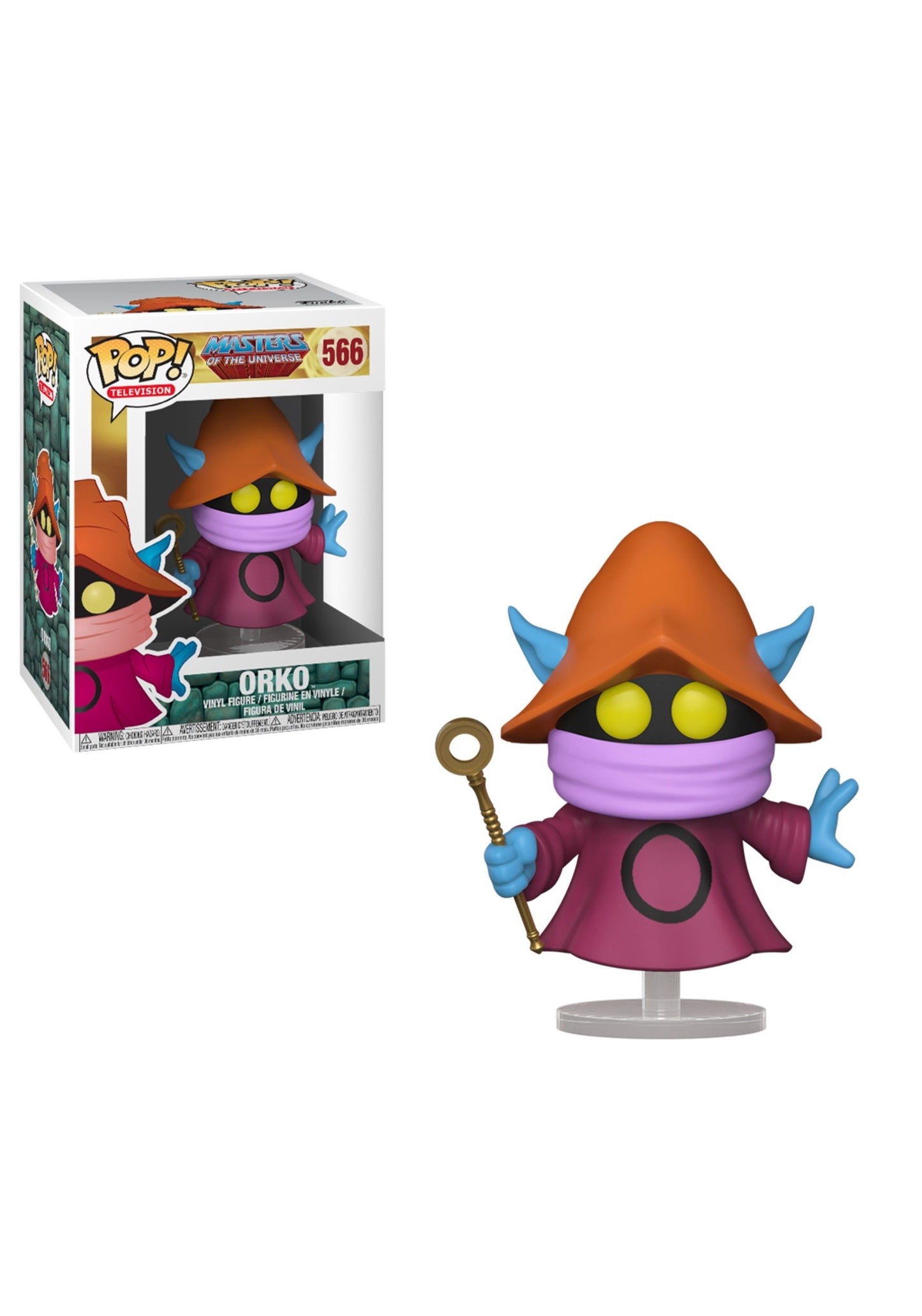 Funko Pop Television Orco Vinyl Figure - Masters of The Universe - White - Model 21814