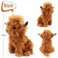 Scottish Highland Cow Plush, Cute Realistic Cow Stuffed Animals Soft Farm Plushie Toy, Highland Cow Accompany Plush Toy Birthday