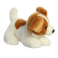 Aurora® Adorable Miyoni® Tots Jack Russell Pup Stuffed Animal - Lifelike Detail - Cherished Companionship - White 9 Inches
