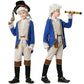 Aicoaub George Washington Costume Boys Colonial Patriot Revolutionary War Founding Father Hamilton Costume Kids Boys
