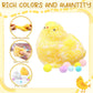 Meooeck 12 Pcs Chicken Stress Relief Toys Stress Balls for mature-themed Mini Chicken Squeeze Fun Fidget Toys Animal Balls Cute for Birthday Party Office Christmas Stocking Stuffer Gift ADHD Autism Anxiety