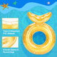 Moko Inflatable Swimming Ring, Children Cute Pool Float Tube Decorations Swim Tubes Outdoor Pool Beach Water Floats Party Suppli
