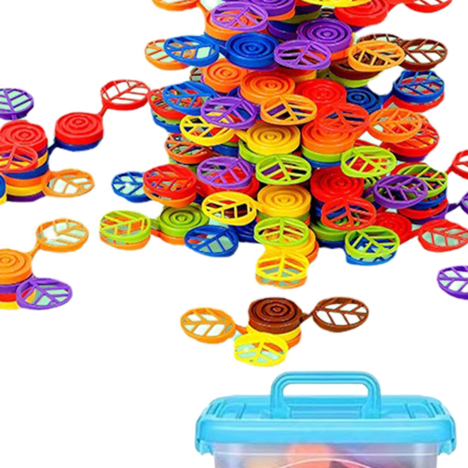 Atorse Montessori Early Learning Educational Balance Block For Boys Age 4 5 6 Girls 120 Pieces|Baby | Toys For Baby | Developmen