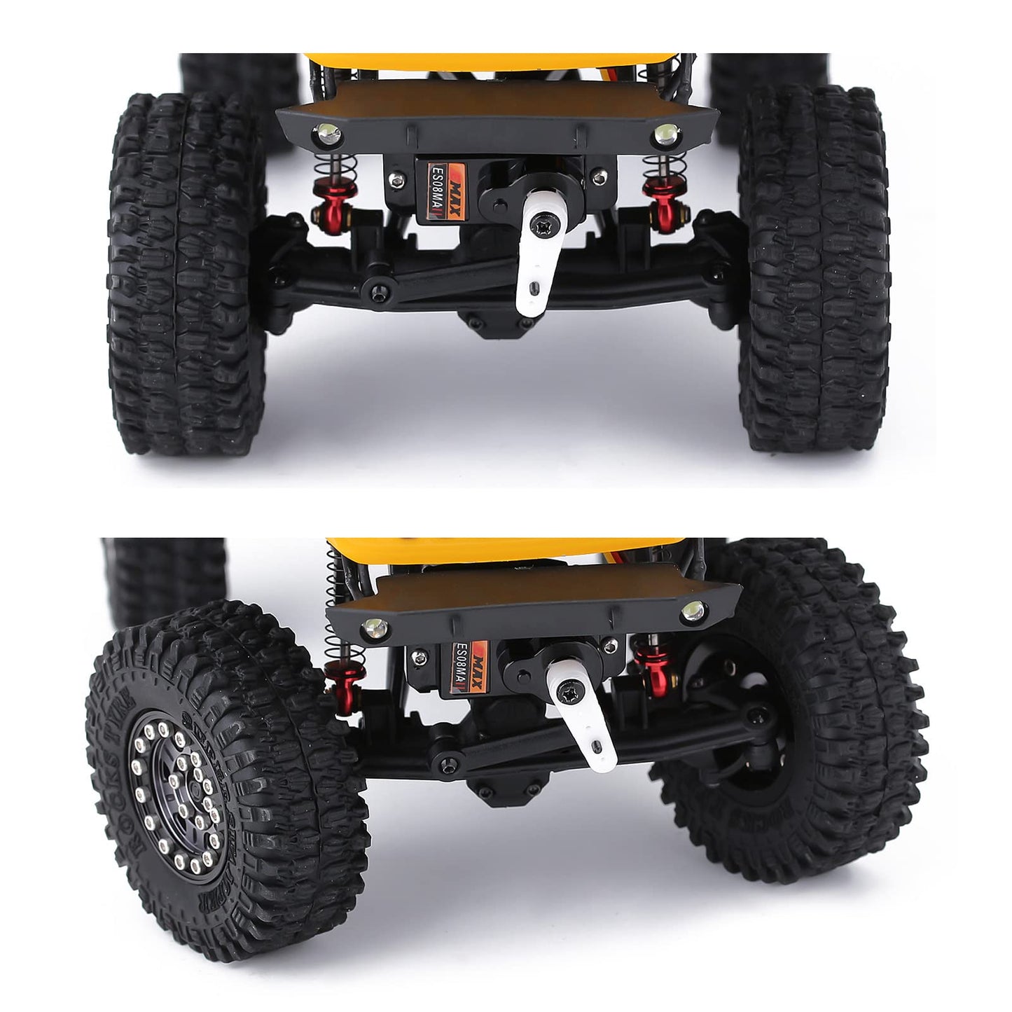INJORA Emax ES08MAII 12g Analog Servo for AX24 SCX24 Bronco Gladiator C10 JLU Deadbolt B17 Axial Upgrade Parts RC Car Boat Model
