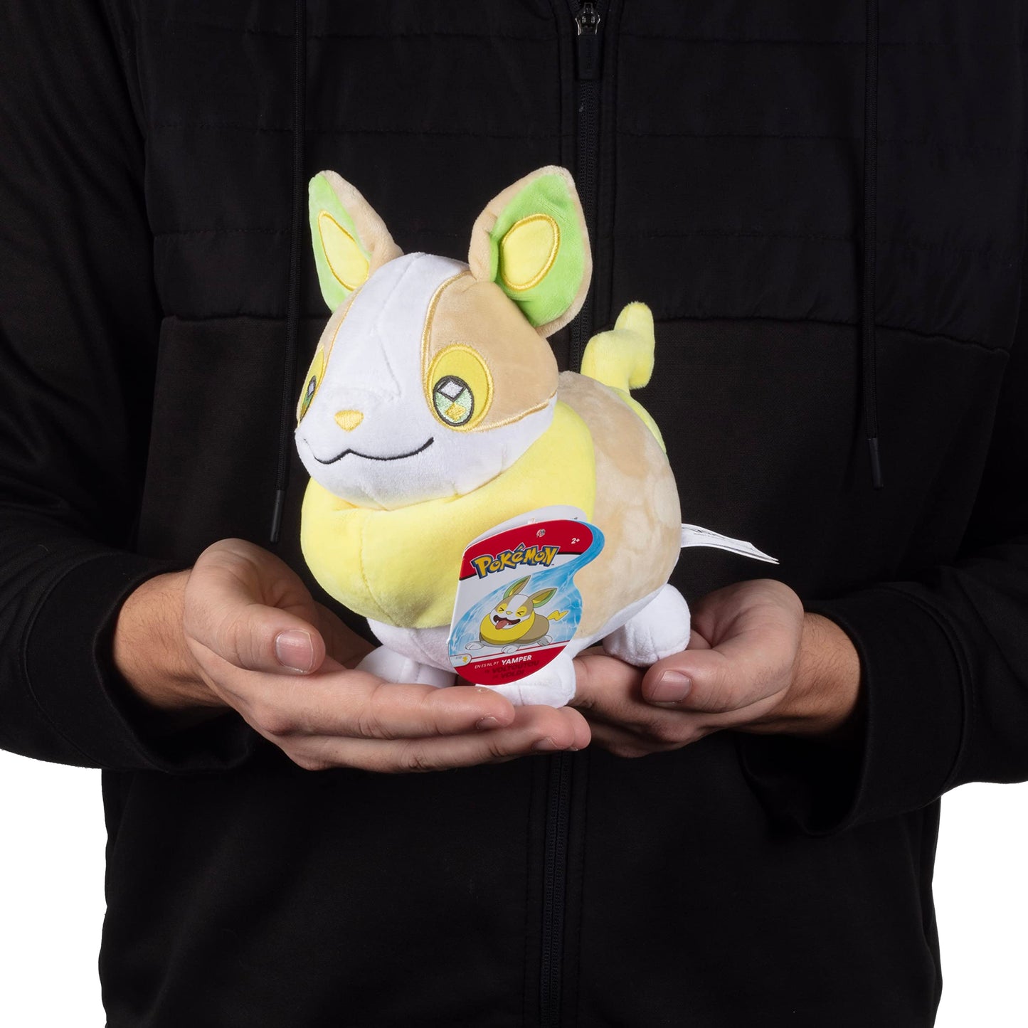 Pokemon 8 Yamper Plush - Officially Licensed - decorative replica blade and Shield - Authentic Soft Stuffed Animal Toy Figure - Gift for Kids  Boys  Girls - 2+