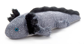 The Petting Zoo Black Axolotl Plush Toy, 21" Medium Stuffed Animal, Polyester, Model 323300, Perfect Gift for Kids