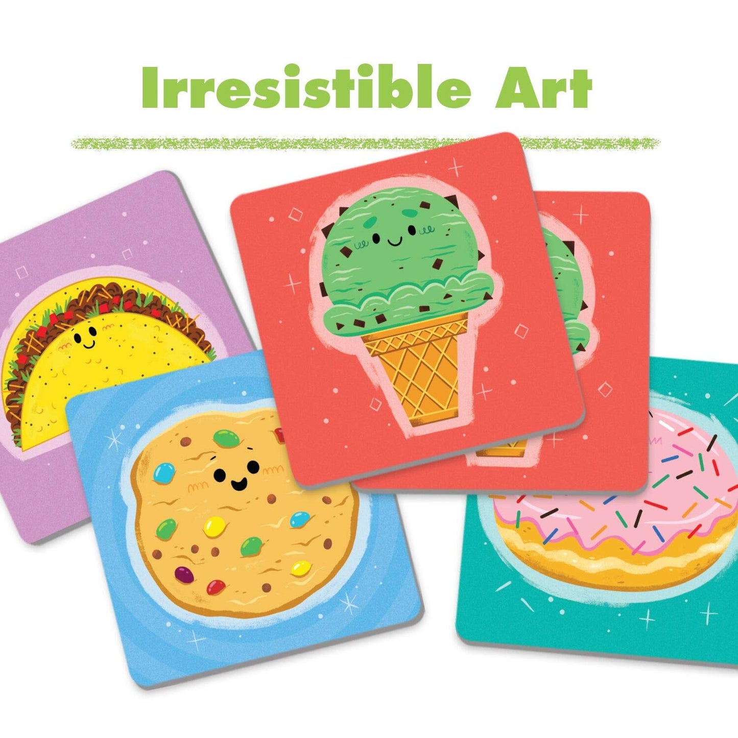 Ravensburger Foodie Favorites Memory Game - Quick & Engaging Matching Game | Enhances Focus & Memory Skills | Fun Food Illustrations | Ideal For Kids And Family Fun