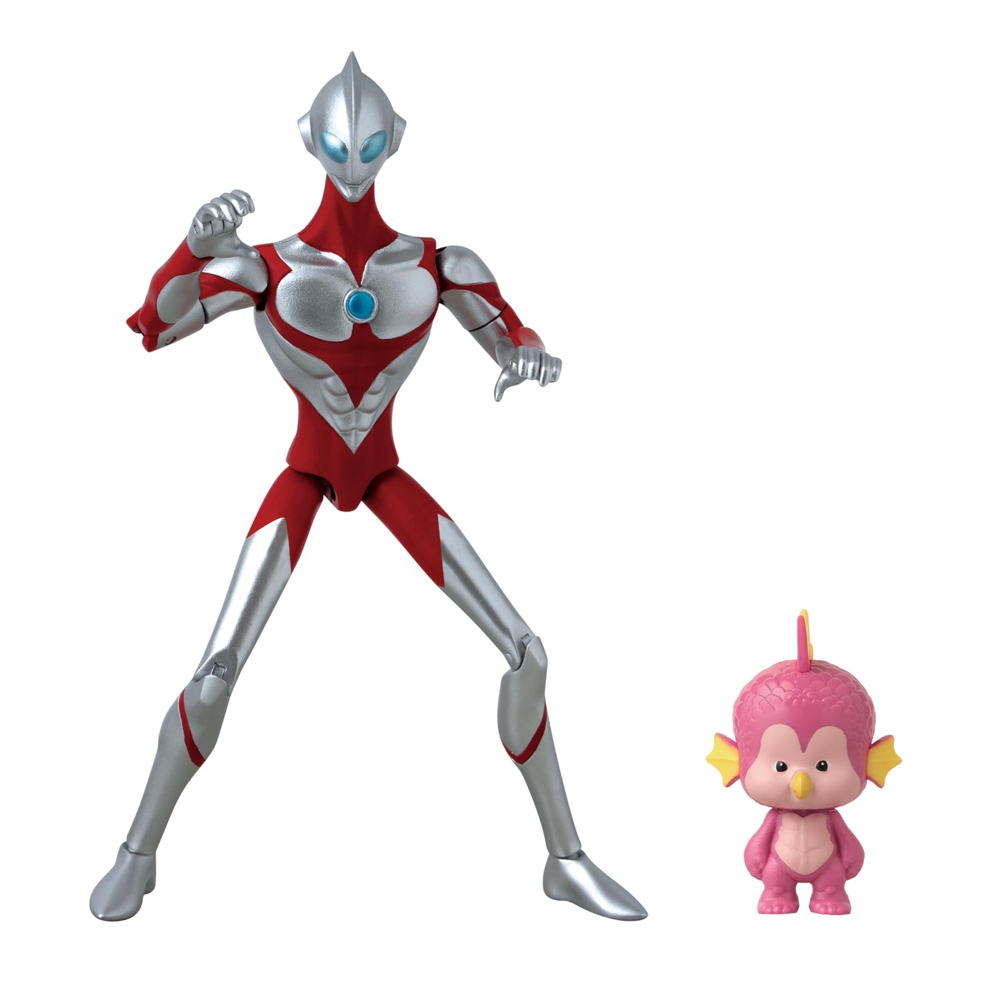 BANDAI NAMCO Ultraman Rising 6" Action Figure - Ultraman & Emi, PVC, Model 93341