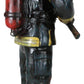 Ebros Gift Fireman In Full Suit Bunker Gear And Air Tank Holding An Axe Figurine 11' Tall Civil Service Hero Freedom Fire Fighter Decorative Sculpture 911 Emergency Fire Man Brigade