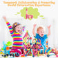 Titrot Magnetic Blocks Kids Toys, 64Pcs Magnetic Building Sticks STEM Educational Sensory Toy Preschool Learning Montessori Toys