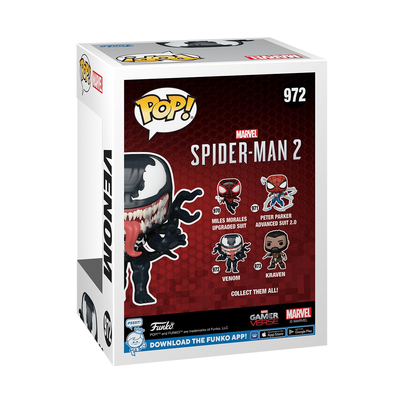 Funko POP! Vinyl Figure - Spider-Man 2 Venom - Standard Size - Multicolor - Model 76110 - Collectible Gift for Kids & Adults