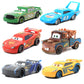 Iyzevk 6 Pcs Car Toys, Car Movie Die-Cast Toy Car Set, 1:55 Ratio, Birthday Gifts For The Kids (6 Pieces)