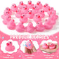 Chitidr 200 Pieces Mini Rubber Duck In Bulk Squeaky Rubber Ducks Bath Toys Tiny Float Bathtub Duckies Baby Shower Party Favor Fo
